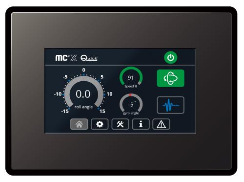 MC²X panneau de contrôle