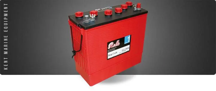 Batteries électrolyte liquide 6V