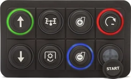 PKP 8 Pos 24mm keypad (2x4) - RS485 / J1939 - Deutsch