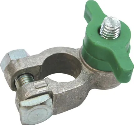 10 x collier papillon D=8 borne négative