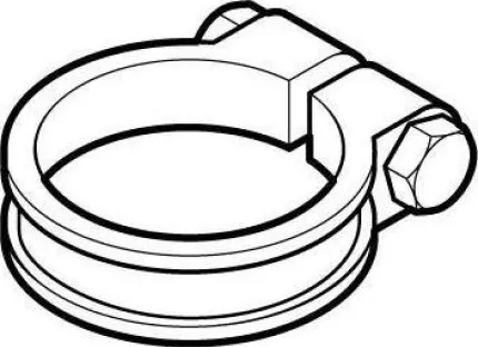 Collier d'échappement Ø30-33 mm