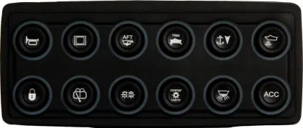 PKP 12 Pos V2 15mm keypad (2x6)Liss - RS485 / J1939 - Deutsch