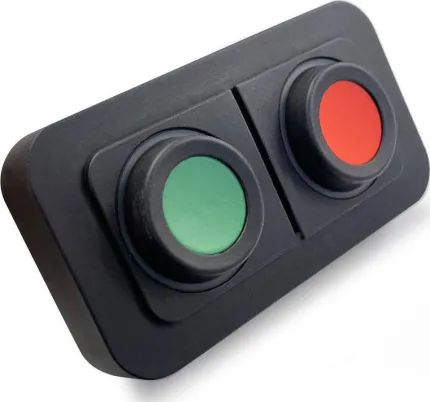 PKP 2 Pos 24mm keypad (1x2) - RS485 / J1939 - Deutsch