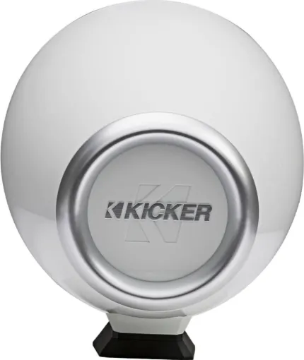 2 enceintes 8'' - KMFC 150W LED - Blanc - Montage à plat