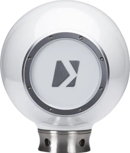 2 enceintes 9'' - KMFC 300W LED  Blanc - Montage à plat