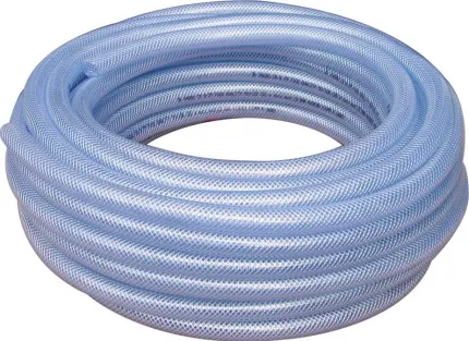 25m x tuyau tressé transparent