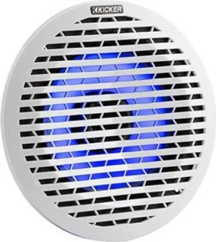 2x HP 6.5'' avec grilles blanches et argentées de 165 mm - LEDs RGB - 4 ohms - Série KM