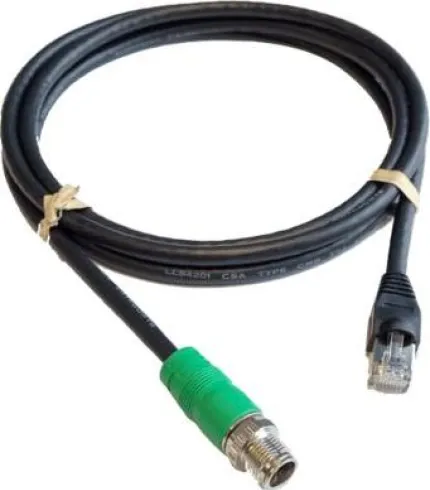 Adaptateur Ethernet 1.80m prise M12-X Mâle vers prise RJ45 Mâle