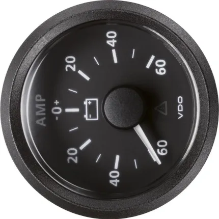 Ampèremètre 12/24V 60-0-60A
