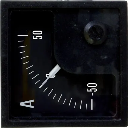 Ampèremètre DC analogique -20-0-20