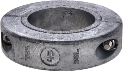 Anode zinc collier d'arbre étroit Ø45 - vrac