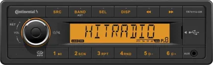 Autoradio Tuner RDS USB AUX 12V 4X25W