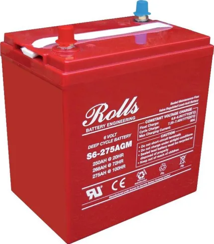 Batterie AGM 6V 250A.h C20