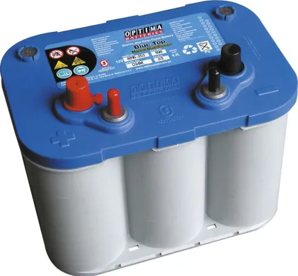 Batterie démarrage/servitude Optima bleue 12V 55Ah - 765A