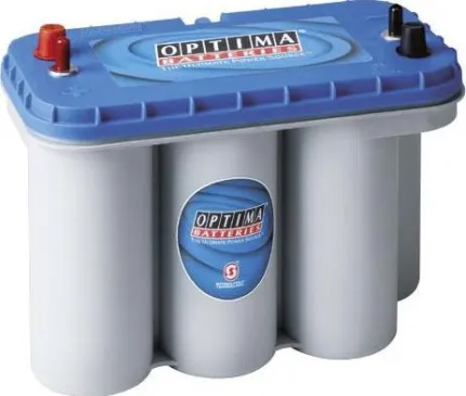 Batterie démarrage/servitude Optima bleue 12V 75Ah - 975A