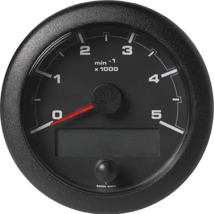 Cadran maître compte-tours avec horamètre Ø85mm 12/24V 5000T NMEA2000