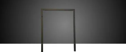 Cadre d'encastrement noir pour I065