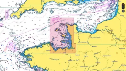 Carte C-MAP® Max Cherbourg / Cap Frehel