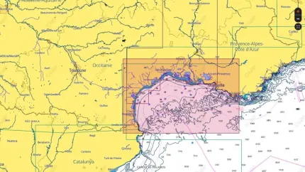 Carte C-MAP® Max Golfe du lion
