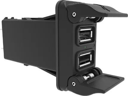 CHARGEUR 2 USB CARLING 12 / 24V @ 5V 3,2A
