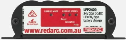 Chargeur Booster séparateur 24V 20A Lithium LiFePO4 (LFP)