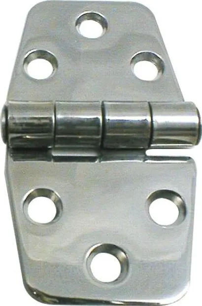 Charnière inox poli 38.5x72x2mm