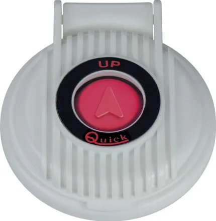 Contacteur à pied blanc