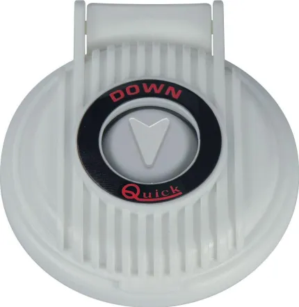 Contacteur à pied descente - cache de protection blanc