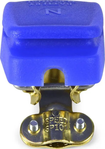 Cosse rapide bleu négatif