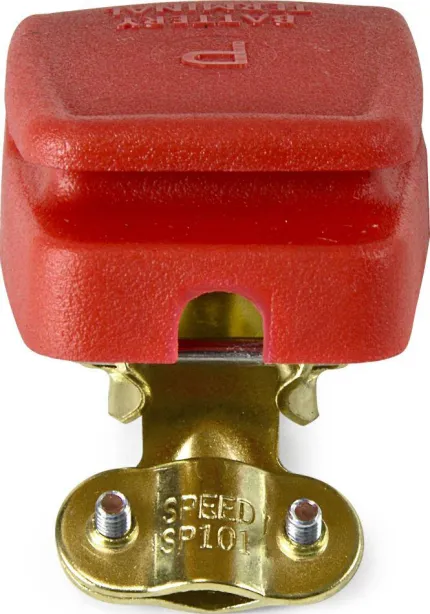 Cosse rapide rouge positif