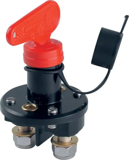 Coupe-batterie unipolaire noir 140A