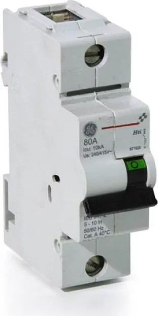 Disjoncteur divisionnaire unipolaire 80A