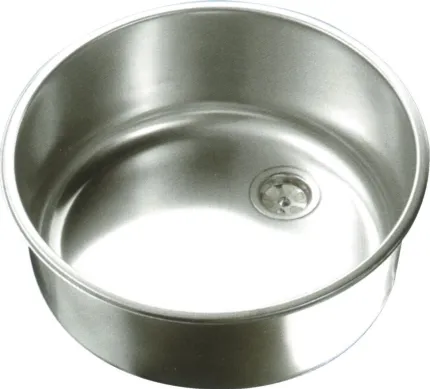 Evier inox poli rond Ø385mm