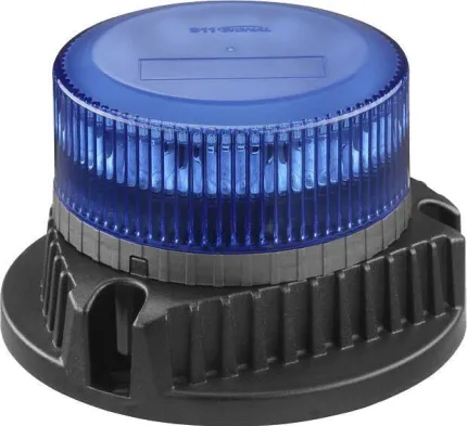 Feu bi-fonction flash et rotatif MU bleu 3 points