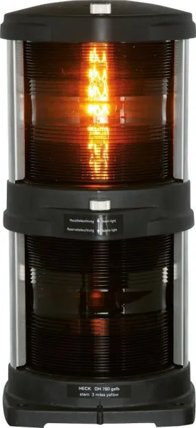 FEU DOUBLE SERIE 760 REMORQUAGE JAUNE 135°, 24-230V