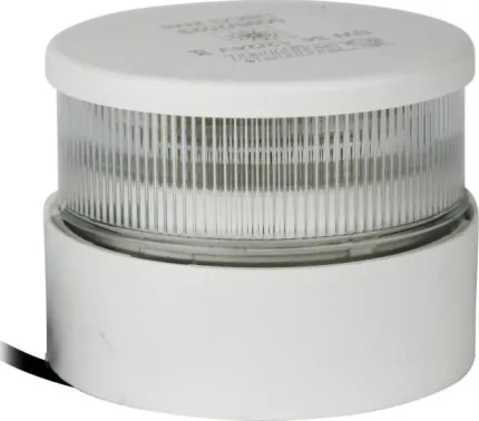 FEU LED SERIE 34 TOUT HORIZON BLANC 360° 12-24V