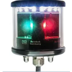 FEU LED SERIE 580 TRICOLORE + MOUILLAGE carter noir