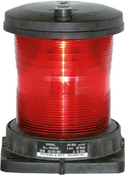 FEU SERIE 500 TOUT HORIZON ROUGE 360°, 12-24V