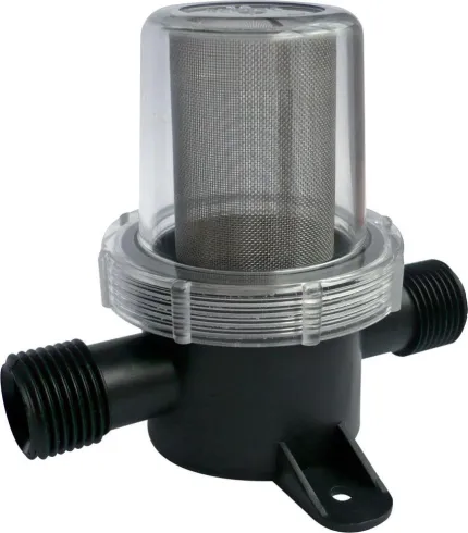 Filtre maille fine entrée/sortie 3/4'' annelé
