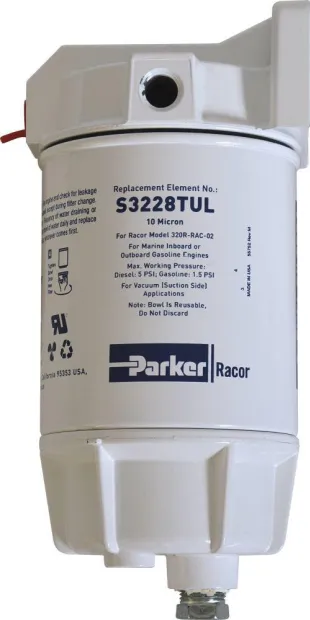 Filtre séparateur essence bol métal 227l/h