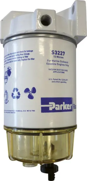 Filtre séparateur essence bol transparent 227l/h