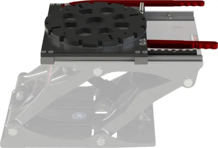 GLISSIERE AVEC BASE PIVOTANTE