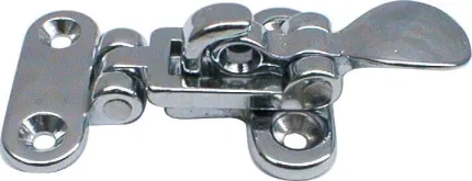 Grenouillère droite 100x44mm laiton chromé