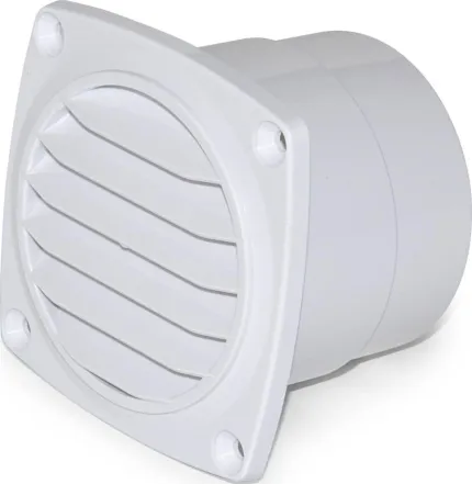 Grilles à manchonner 92X92mm blanc