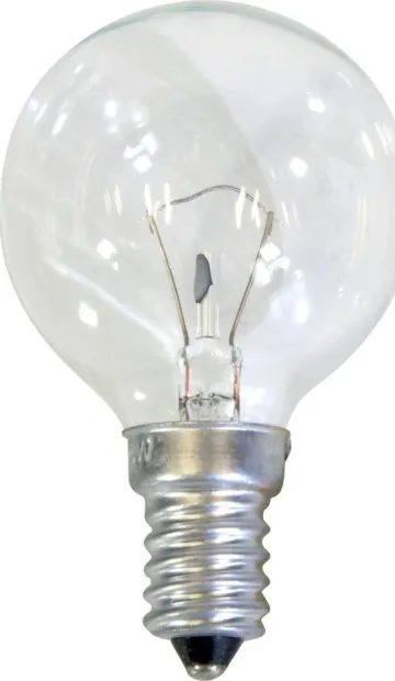 Lampe E14 sphère 24V 25W