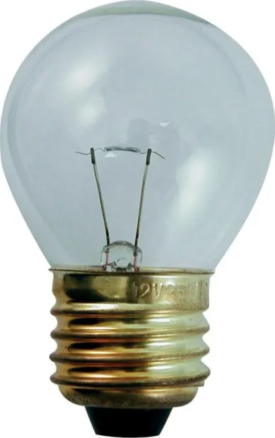 Lampe E27 sphère 12V 25W