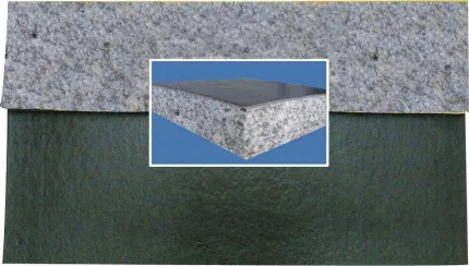 Mousse agglomérée PU 2000x1000x40mm - Noir