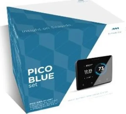 Pack gestion batterie PICO Blue encastrable NOIR, composé d'un PICO, un shunt 500A, un quadruple shunts 25A et une interface pour sondes de niveau et température. 6-35Vdc et réseau SiCom