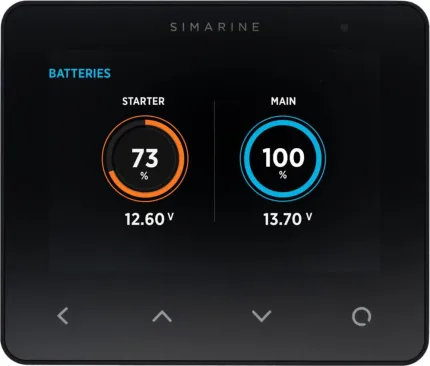 Pack gestion batterie PICO LITE en saillie NOIR, avec adaptateur pour encastrer, composé d'un PICO LITE, un shunt 300A, pour une alimentation 6 à 35Vdc