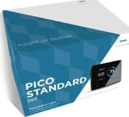 Pack gestion batterie PICO Standard en saillie SILVER, composé d'un PICO, un shunt 300A et une interface pour sondes de niveau et température, pour une alimentation 6 à 35Vdc